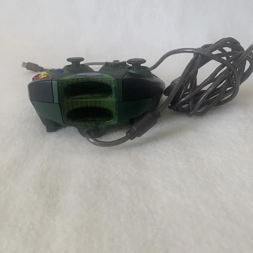 Gamester Controller Green by Radica for Microsoft XBOX Console Video Game System